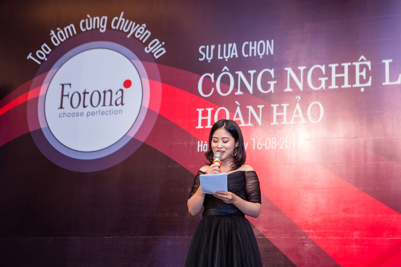 Fotona tại Hà Nội, 2017 - Phát biểu khai mạc.
